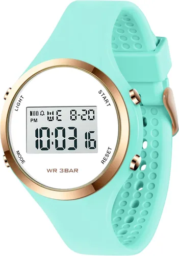 Miniatura 47 de Women LED Display Elecreonic Watch Fashion Chrono Alarm Digital Clock Woman Outdoor Sport Wirstwatch