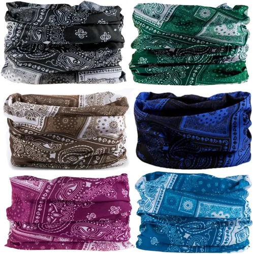 Miniatura 20 de Polaina para el cuello Máscara Bufanda para la cara Bandana Cobertura de tubo Tocado Pasamontañas Diadema Envoltura para la cabeza para hombres
