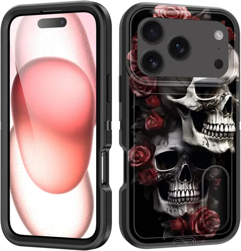 Miniatura 81 de Funda para iPhone Air con soporte integrado, a prueba de golpes, polvo y caídas, 3 capas, grado militar, funda protectora para iPhone Air de 6.5