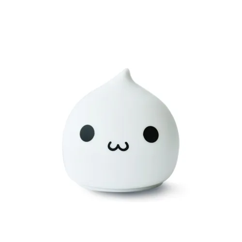 Miniatura 9 de Luz nocturna LED de silicona portátil de dibujos animados para niños, recargable por USB, luz blanca cálida/cálida, luz cambiable, bonita lámpara