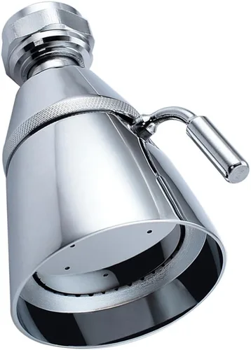 Miniatura 10 de Cabezal de Ducha de Ángulo Simple, Cabezal de Ducha de Latón de Alto Flujo, Ajustable en Ángulo y Flujo de Agua, G 1/2, Níquel Cepillado