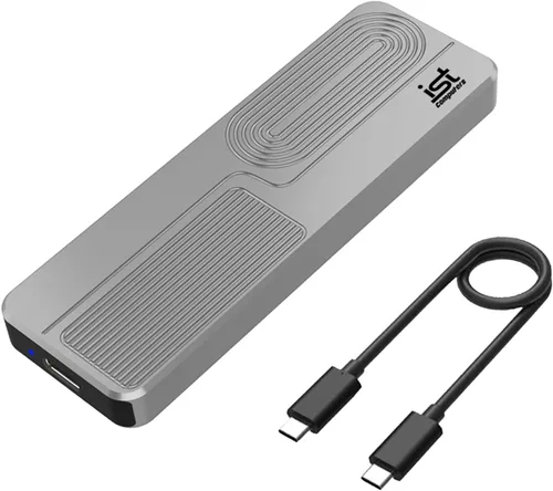 SSD portátil ultrarrápido de 256 GB (PCIe NVMe 4.0, USB-C 3.1 Gen2 tipo C, hasta 1050 MB/s, solo 2.8 onzas, construido con Kingston, Micron,