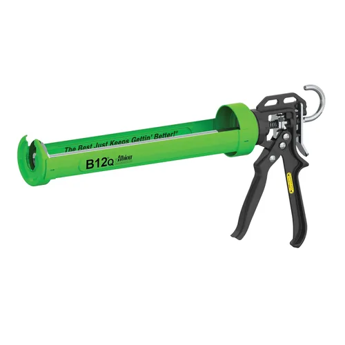 Miniatura 6 de Albion Engineering Pistola de calafateo inalámbrica de cartuchos E12 B-Line, sin goteo, 12V, 1 galón (10 oz)