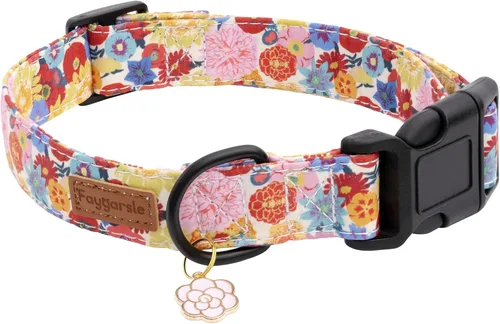 Miniatura 24 de Faygarsle Collar Lindo de Perro para Perras y Perros Machos, Collar Suave y Elegante para Mascotas con Diseño de Limón, Collar de Perro Amarillo