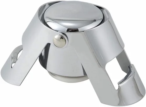 Miniatura 4 de Winco - Tapón cromado para botella de champán (juego de 4)