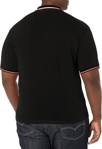 Miniatura 2 de MLANM Men's Polo Regular-Fit Quick-Dry Golf Striped Short Sleeve Collared T-Shirts