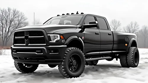 Miniatura 2 de AmeriLite para 2009-2018 Dodge Ram 1500 2500 3500 Camion Faros LED de Barra Negros de Reemplazo, Pareja - Lado del Conductor y del Pasajero