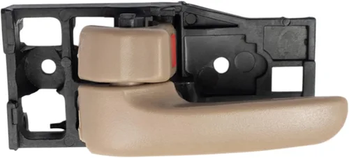 TRQ Manija de puerta interior delantera izquierda color marrón roble compatible con Toyota Tundra 2000-2006