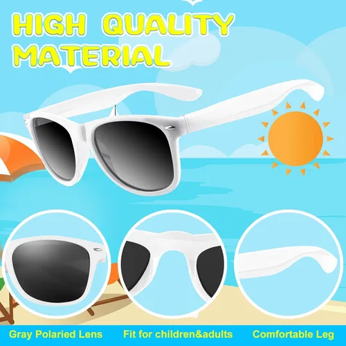 Miniatura 14 de ASTARON Paquete de 12 lentes de sol de fiesta de neón a granel para playa, boda, fiesta, piscina, suministros de fiesta