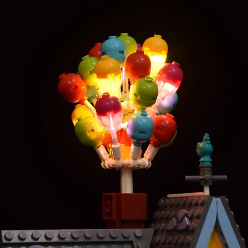 Miniatura 4 de LightGo Kit de iluminación LED diseñado para Lego 43217 'Up' House Building Set, no incluye modelo (versión remota)