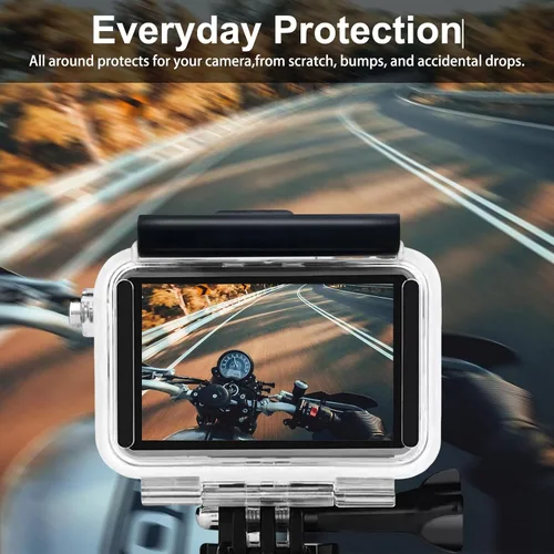 Miniatura 3 de SUNDO Funda protectora compatible con cámara DJI Action 5 Pro/Action 4/Action 3, 164.0 ft/164 pies, cubierta impermeable para buceo profundo, buceo