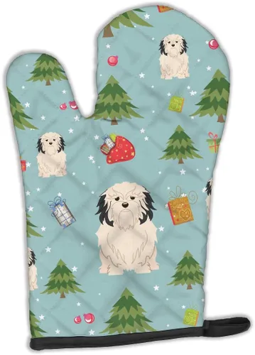 Miniatura 208 de Caroline's Treasures BB2732OVMT Dog House Collection Border Collie - Guante de horno grueso resistente al calor para sartenes calientes y horno