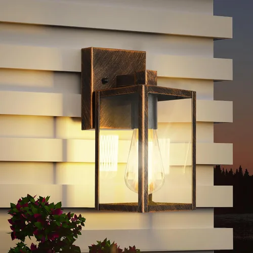 WIHTU Luces al Aire Libre para Casa, Accesorios de Luz LED para Porche Exterior, Luz de Pared al Aire Libre Impermeable, Apliques de Luz para Patio,
