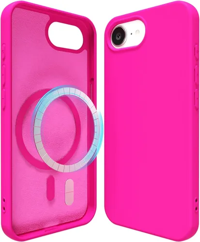 Miniatura 162 de oakxco Funda de silicona para iPhone 12 Pro Max, magnética, compatible con carga inalámbrica Magsafe, cubierta protectora de goma suave y delgada