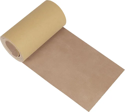 Miniatura 26 de NPBAG Kit de parches de reparación de cuero de 10 x 12 pulgadas, 6 tamaños y 75 colores disponibles, cinta de cuero autoadhesiva para tapicería, CH