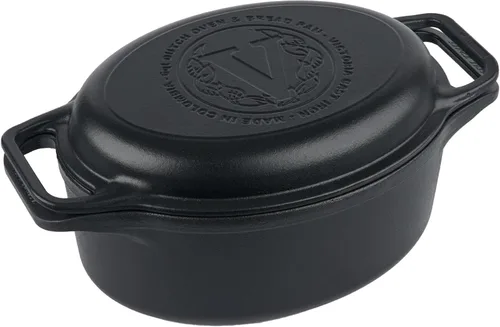 Miniatura 15 de Victoria Cocina combinada de hierro fundido de 6 cuartos de galón, horno holandés combinado y sartén, fabricado en Colombia, juego de 2 piezas