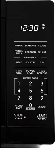 Miniatura 12 de SHARP Horno microondas compacto de encimera con plato giratorio de carrusel extraíble de 10 pulgadas, 700 vatios, 0.7 pies cúbicos, negro