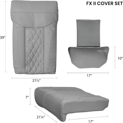Miniatura 2 de MAYAKOBA Shiatsulogic - Juego de fundas de cojín para silla de pedicura (negro), funda para silla de masaje con vibración FX, equipo y muebles
