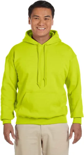Miniatura 22 de Gildan - Sudadera con capucha para hombre, mezcla pesada, cordón de ajuste, Rosa de seguridad