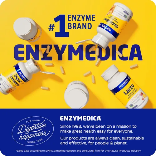 Miniatura 8 de Enzymedica Natto-K Cápsulas - Suplemento Nattokinase de 1000 FU para mujeres y hombres, enzimas para la salud cardíaca y apoyo a la circulación