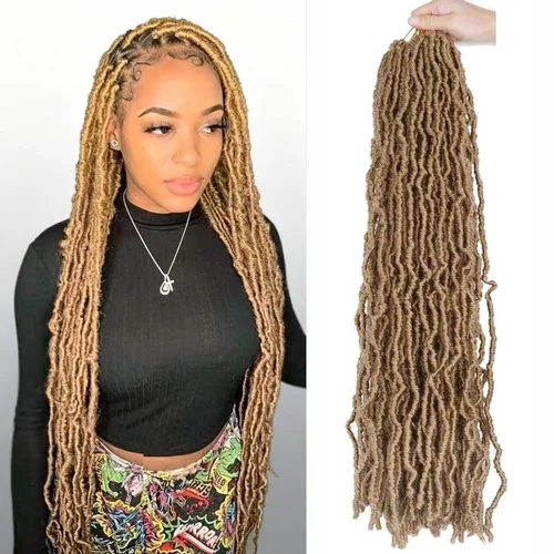 Miniatura 12 de Mytarku 8 paquetes de rastas suaves de 24 pulgadas con extremos rizados, rastas de pelo sintético de ganchillo bohemias para mujeres rastas de 1b