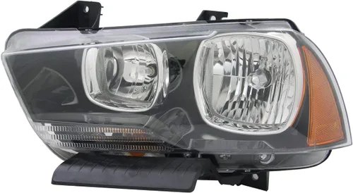 TYC Conjunto de faro delantero izquierdo compatible con Dodge Charger 2011-2014