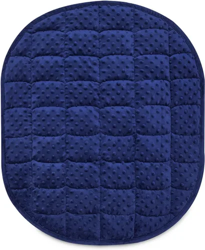 Miniatura 16 de TONGDADA Manta pesada de regazo de 7 libras para adultos, perfecta para relajación, descansar, tomar siestas, dormir y viajar, manta de lujo