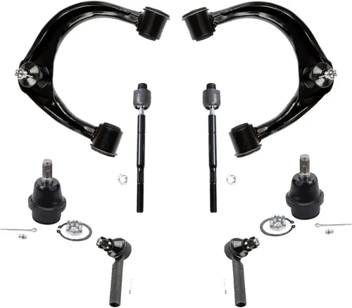 Miniatura 235 de Detroit Axle - Kit de brazos de control de extremo delantero de 8 piezas para Dodge Dakota 00-04, Durango 00-03, 4 brazos de control superior e