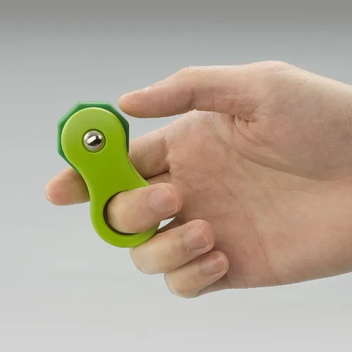 Miniatura 12 de Yolscue Juguete para ansiedad, juguete giratorio para adultos y niños, regalos adecuados para niños con autismo y TDAH, juguete silencioso de Negro