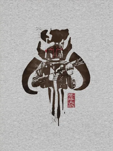 Miniatura 2 de STAR WARS Boba Fett Inky Fetters - Sudadera con capucha para hombre