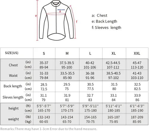Miniatura 6 de ARSUXEO Hombres Cremallera Completa Manga Larga Ciclismo Jersey Bicicletas BikingBike Camisa 6030
