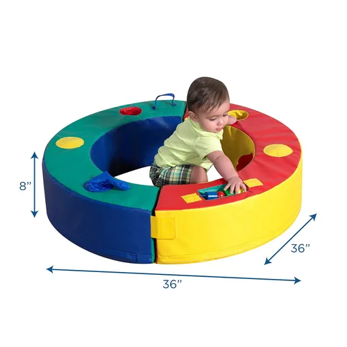 Miniatura 2 de Children's Factory Playring, CF321-955, tapete para niños pequeños, actividad sensorial y escalada, guardería de bebés y patio de juegos preescolar
