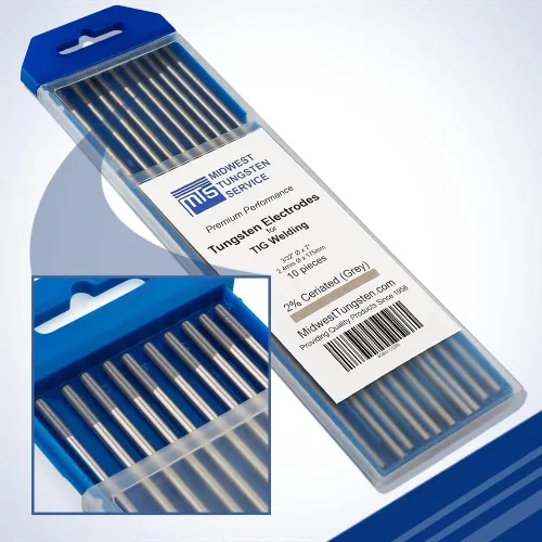 Miniatura 11 de Midwest Tungsten Service Electrodos de soldadura TIG de tungsteno paquete de 10 unidades (azul - 2% tungsteno lantanado (WL20/EWLa-2), 1/8 pulgadas