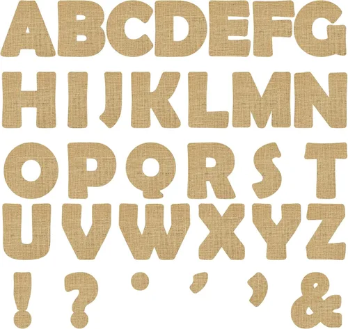 Miniatura 37 de Juego de 150 letras grandes de 6 pulgadas para tablón de anuncios, letras recortadas del alfabeto de aula negras para exhibición en tablón