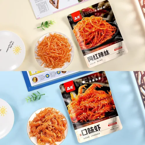 Miniatura 5 de Spicy Strip Latiao Snack Food - Chino especial clásico hecho a mano (4 piezas) Pequeño gluten picante Latiao Delicioso Snacking, sabor fragante