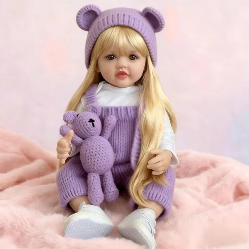 Pinky - Muñecas de bebé Reborn de 20 pulgadas y 19.7 in, de cuerpo completo, de silicona, para recién nacidos, juguete