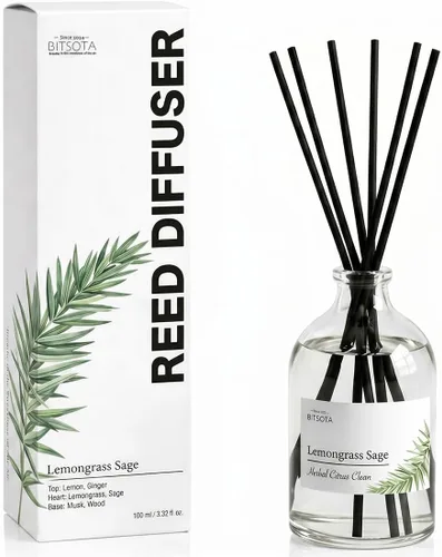 Miniatura 13 de Juego de Difusor de Varillas, Difusor Aromático Perfumado con Varillas, Difusor de Varillas de Fragancia para el Hogar para Decoración de Estantes