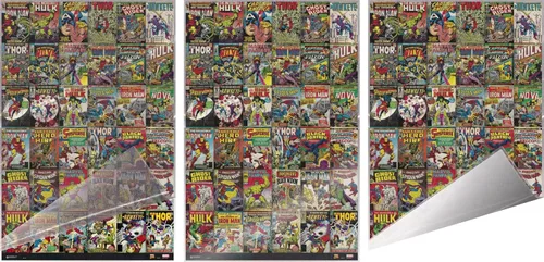 Miniatura 3 de POSTER STOP ONLINE Marvel Comics - Póster impreso (collage de 36 portadas clásicas de Marvel Comics) (tamaño: 24 x 36 pulgadas) (póster laminado)
