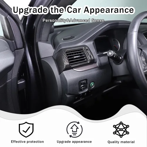 Miniatura 2 de 2 piezas de marco de ventilación lateral para Honda Pilot 2016-2022/ Ridgeline 2017-2024/ Passport 2019-2024, accesorios de cubierta de salida