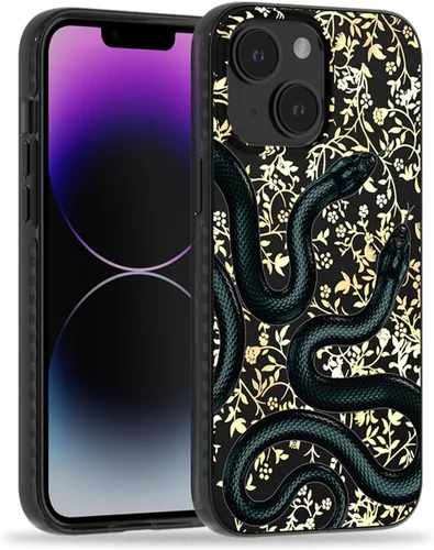 Miniatura 14 de SCORPIFY Funda para iPhone 14 [compatible con MagSafe] con diseño de mármol azul fantasía, bonita funda magnética para teléfono para mujeres, niñas