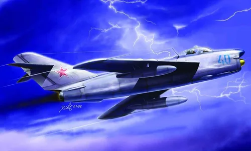 Miniatura 2 de Hobby Boss MiG-17PF Fresco D Kit de construcción de modelo de avión