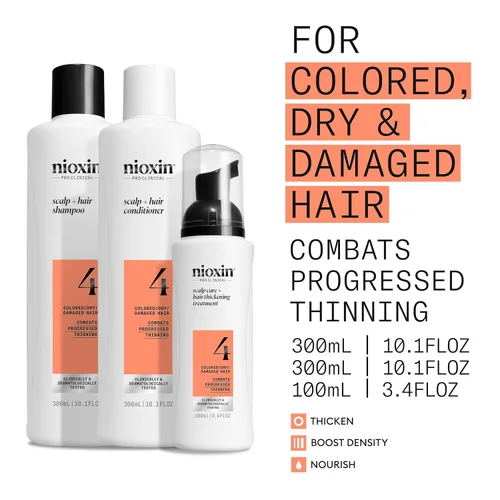 Miniatura 3 de Nioxin Kits de sistema, limpia, acondiciona, hidrata el cuero cabelludo sensible o seco, reduce la rotura del cabello