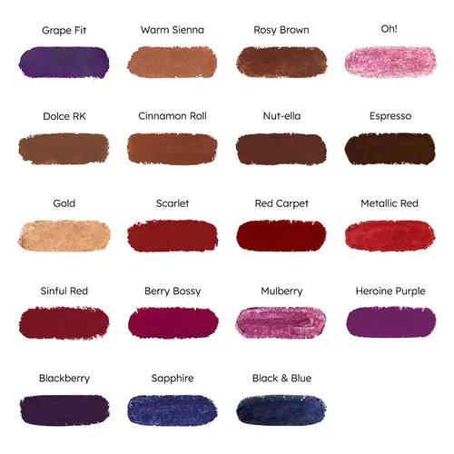 Miniatura 6 de Labial de Ruby Kisses, acabado mate, larga duración, altamente pigmentado, de aplicación suave, maquillaje de labios de cobertura total