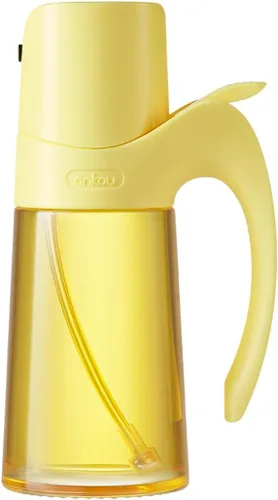 Miniatura 10 de Dispensador de aceite de vidrio y rociador de aceite para cocina de cocina, juego de rociador dispensador de aceite de oliva, botella de spray