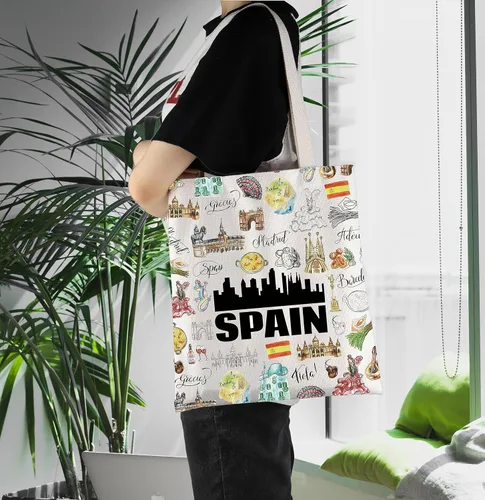 Miniatura 5 de Ensianth e España Travel Tote Europeo Vacaciones España amante Carrier