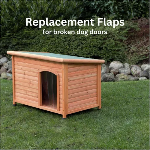 Miniatura 2 de Trixie Productos para mascotas Puerta de plástico para Caseta de perro de techo plano , plástico claro