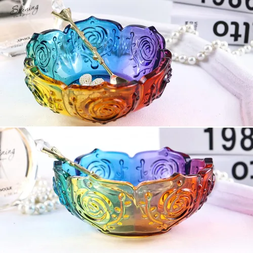 Miniatura 5 de 2 piezas moldes de resina para bandeja de flores, molde de silicona de cuenco de loto para fundición de resina epoxi, molde único de concreto de 2