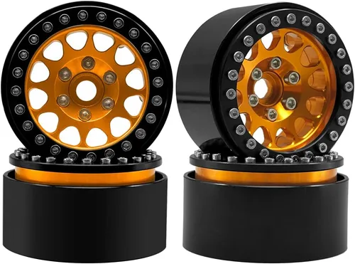 Miniatura 7 de OGRC - 4 llantas Beadlock de 1.9 pulgadas, llantas de aluminio para Traxxas TRX4 TRX6 Redcat GEN7 GEN8 Rc4wd D90 Axial SCX10 SCX10 II 90046 SCX10