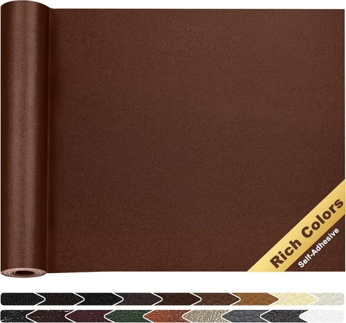 Miniatura 35 de KING MOUNTAIN Cinta de reparación de cuero, 16 x 60 pulgadas, gris, autoadhesiva, impermeable, ecológica