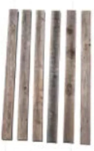 Tablones de madera reciclada rústica desgastada para manualidades, proyectos y decoración (6 tablones de 36 pulgadas de largo)
